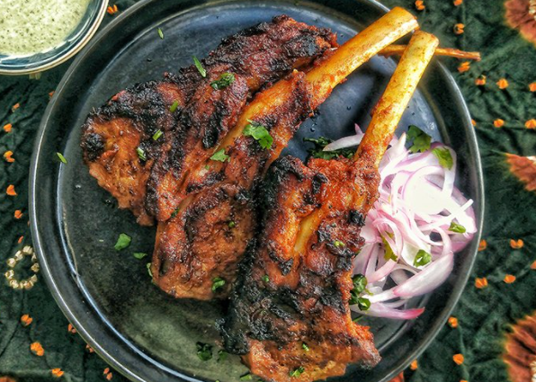 Pot of authentic Lahori Chicken Biryani served fresh at Lahori Restaurant San Jose.